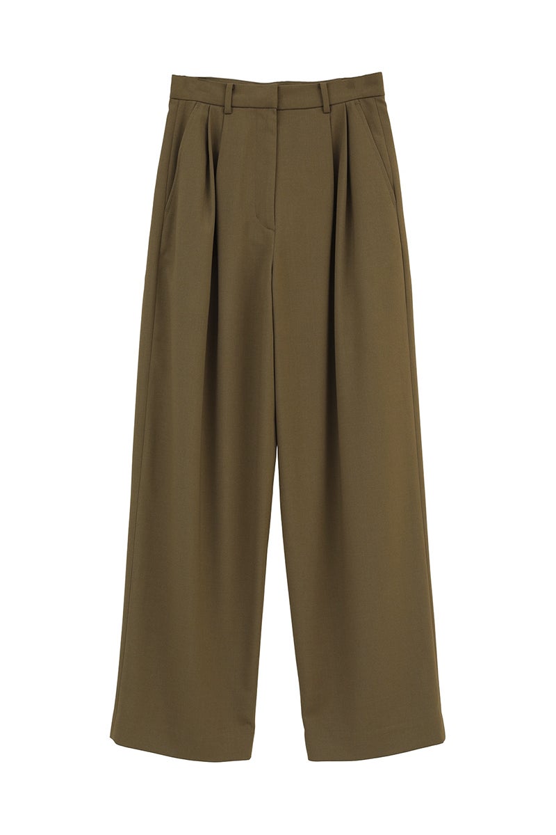 CLANE(クラネ) BASIC TUCK PANTS ベーシックタックパンツ 11110-7123