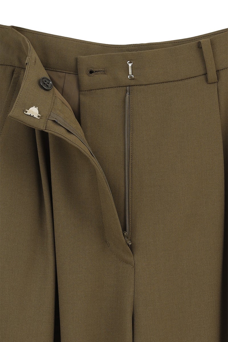 CLANE(クラネ) BASIC TUCK PANTS ベーシックタックパンツ 11110-7123