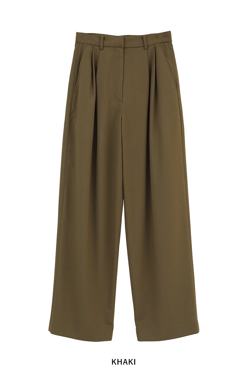 CLANE(クラネ) | CLANE(クラネ) BASIC TUCK PANTS ベーシックタック