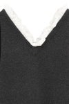 CLANE(クラネ) 2WAY FRILL V NECK KNIT TOPS 2ウェイフリルVネックニットトップス 11106-2113