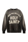 SAINT Mxxxxxx(セントマイケル) SM-MK1-0000-033 / RAGLAN CRW N SWT / HOLY SAINT? / BLK ラグランスウェット