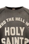 SAINT Mxxxxxx(セントマイケル) SM-MK1-0000-033 / RAGLAN CRW N SWT / HOLY SAINT? / BLK ラグランスウェット
