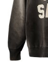 SAINT Mxxxxxx(セントマイケル) SM-MK1-0000-033 / RAGLAN CRW N SWT / HOLY SAINT? / BLK ラグランスウェット