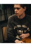 SAINT Mxxxxxx(セントマイケル) SM-MK1-0000-033 / RAGLAN CRW N SWT / HOLY SAINT? / BLK ラグランスウェット