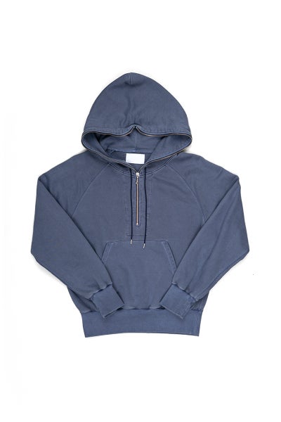 Rich I(リッチアイ) Processed Half-Zip Sweat Hoodie プロセスドハーフジップスウェットフーディー Rich I-10-SW-01