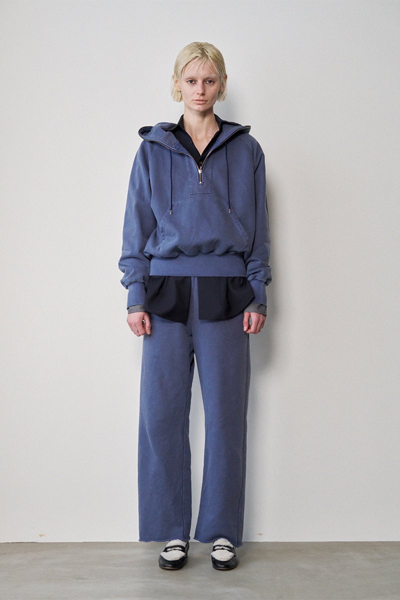 Rich I(リッチアイ) Processed Half-Zip Sweat Hoodie プロセスドハーフジップスウェットフーディー Rich I-10-SW-01