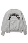 Unlikely(アンライクリー) Simple Sweat Crew "NORTH WEST" シンプルクルーネックスウェット ノースウエスト U26F-13-0004
