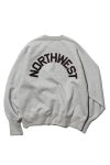 Unlikely(アンライクリー) Simple Sweat Crew "NORTH WEST" シンプルクルーネックスウェット ノースウエスト U26F-13-0004
