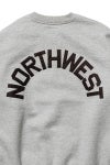 Unlikely(アンライクリー) Simple Sweat Crew "NORTH WEST" シンプルクルーネックスウェット ノースウエスト U26F-13-0004
