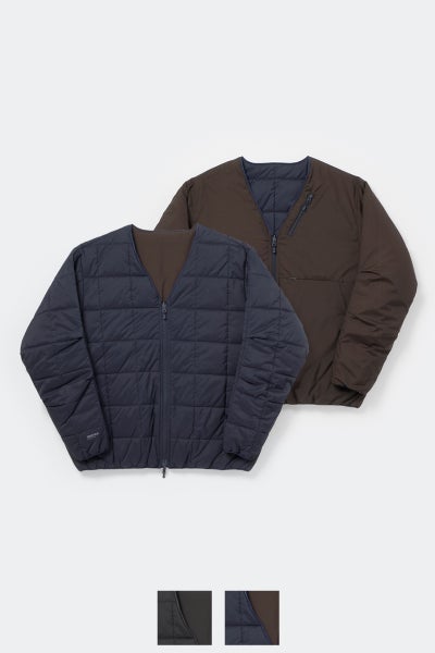 DAIWA PIER 39(ダイワピア39) TECH PERTEX REVERSIBLE HIKER CARDIGAN 3M撥水中綿 テックパーテックスリバーシブルハイカーカーディガン BW-21026W