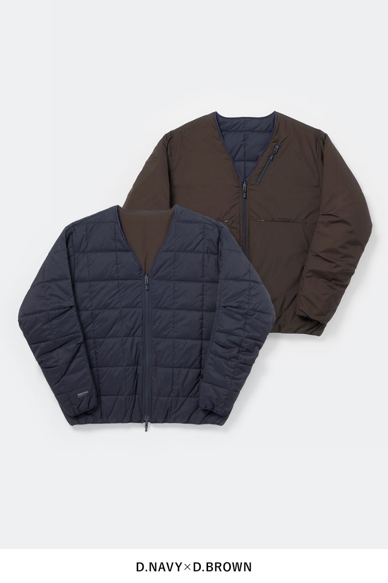 DAIWA PIER 39(ダイワピア39) TECH PERTEX REVERSIBLE HIKER CARDIGAN 3M撥水中綿 テックパーテックスリバーシブルハイカーカーディガン BW-21026W
