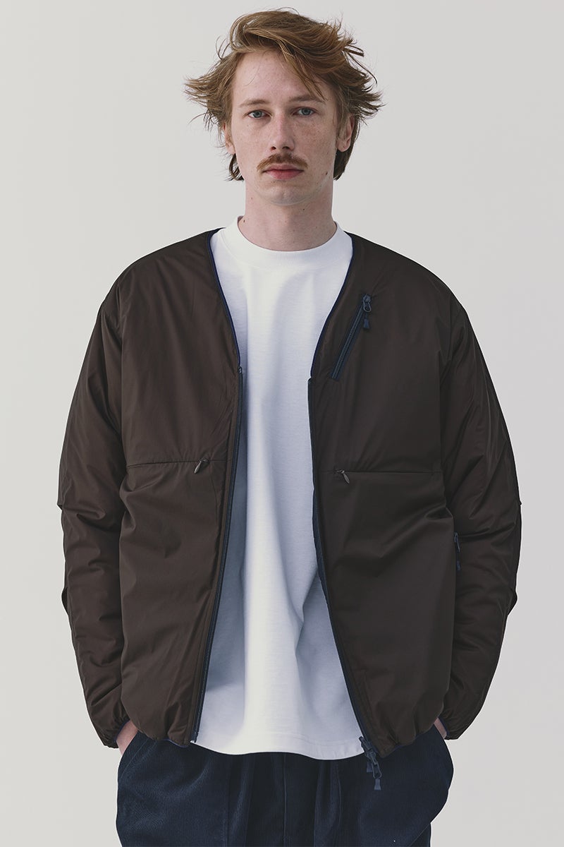 DAIWA PIER 39(ダイワピア39) TECH PERTEX REVERSIBLE HIKER CARDIGAN 3M撥水中綿 テックパーテックスリバーシブルハイカーカーディガン BW-21026W