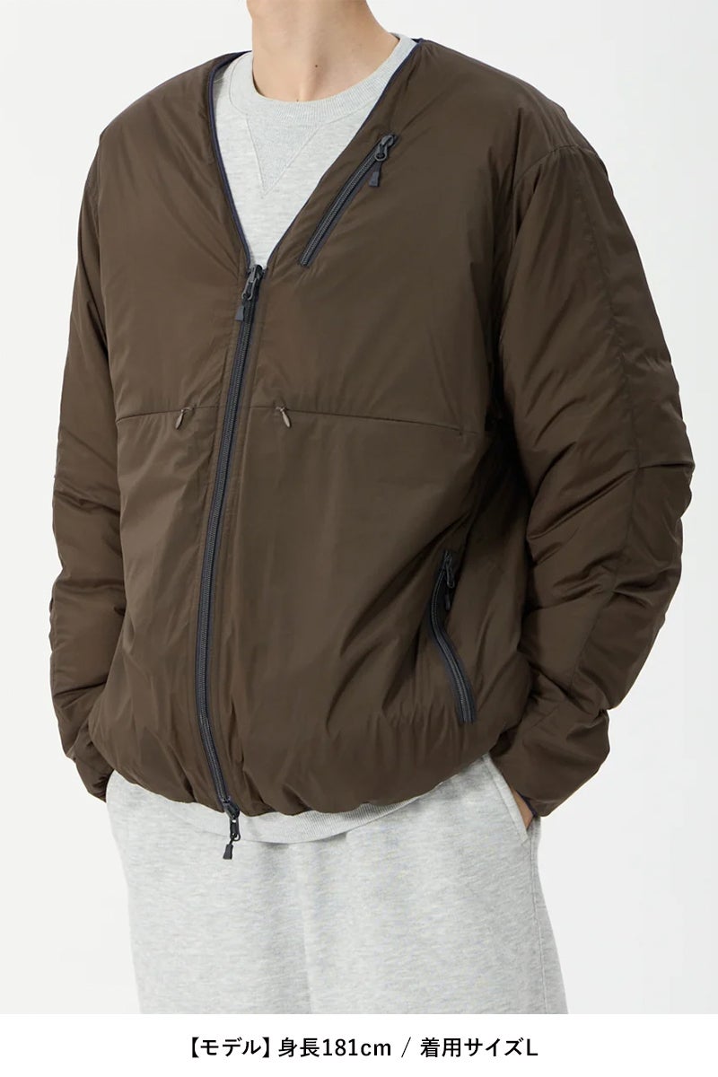 DAIWA PIER 39(ダイワピア39) TECH PERTEX REVERSIBLE HIKER CARDIGAN 3M撥水中綿 テックパーテックスリバーシブルハイカーカーディガン BW-21026W