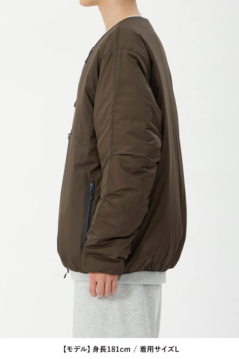 DAIWA PIER 39(ダイワピア39) TECH PERTEX REVERSIBLE HIKER CARDIGAN 3M撥水中綿 テックパーテックスリバーシブルハイカーカーディガン BW-21026W