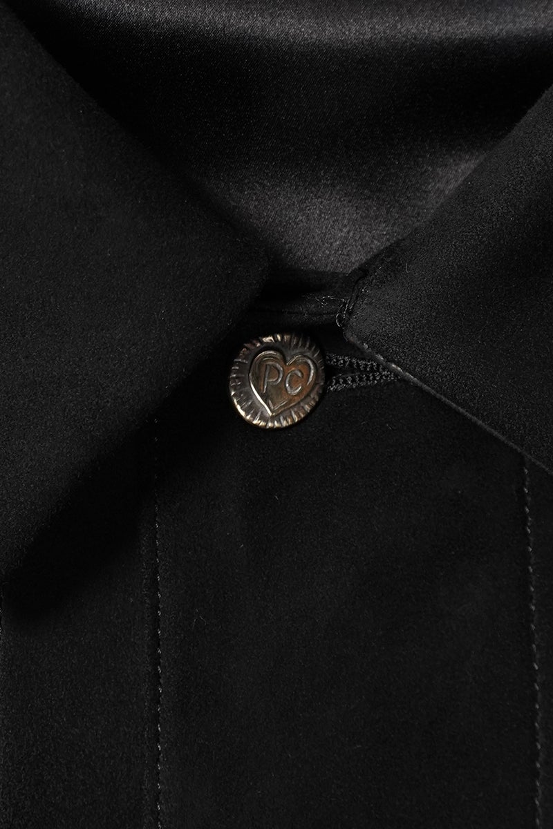 Porter Classic(ポータークラシック) LEATHER SUEDE COVERALLS W SILVER BUTTONS(ENTREFINO) レザースエードカバーオール シルバーボタン エントレフィーノ BFA-P-017-4229