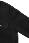 Porter Classic(ポータークラシック) LEATHER SUEDE COVERALLS W SILVER BUTTONS(ENTREFINO) レザースエードカバーオール シルバーボタン エントレフィーノ BFA-P-017-4229