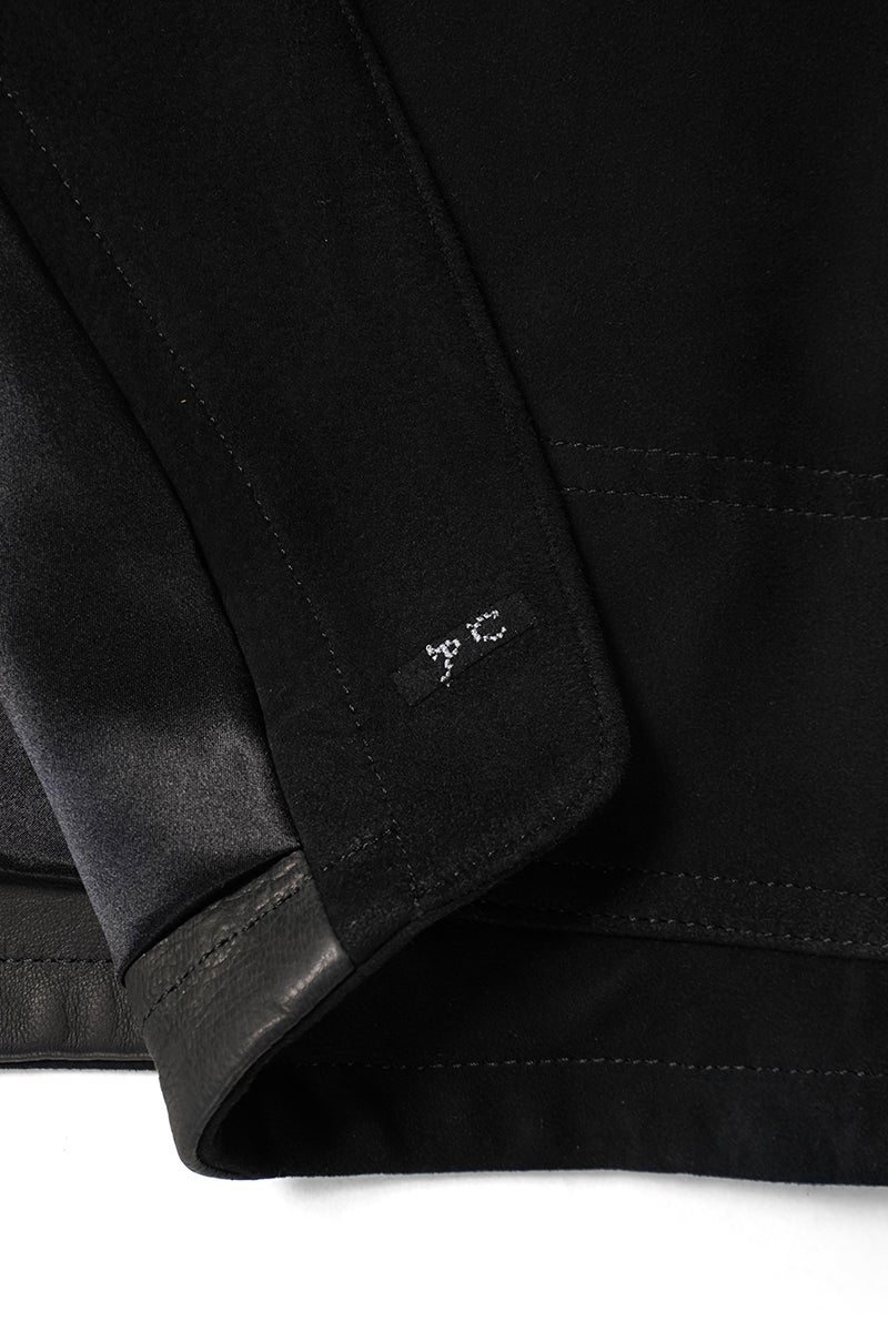 Porter Classic(ポータークラシック) LEATHER SUEDE COVERALLS W SILVER BUTTONS(ENTREFINO) レザースエードカバーオール シルバーボタン エントレフィーノ BFA-P-017-4229