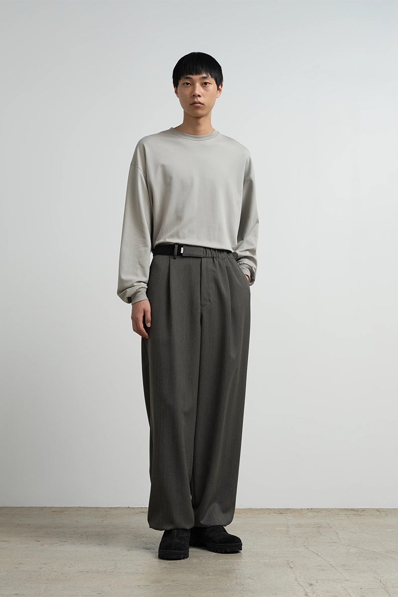 Graphpaper(グラフペーパー) Melange Pique Chef Track Pants メランジピケシェフトラックパンツ GM263-40442
