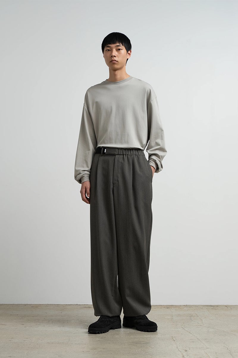 Graphpaper(グラフペーパー) Melange Pique Chef Track Pants メランジピケシェフトラックパンツ GM263-40442