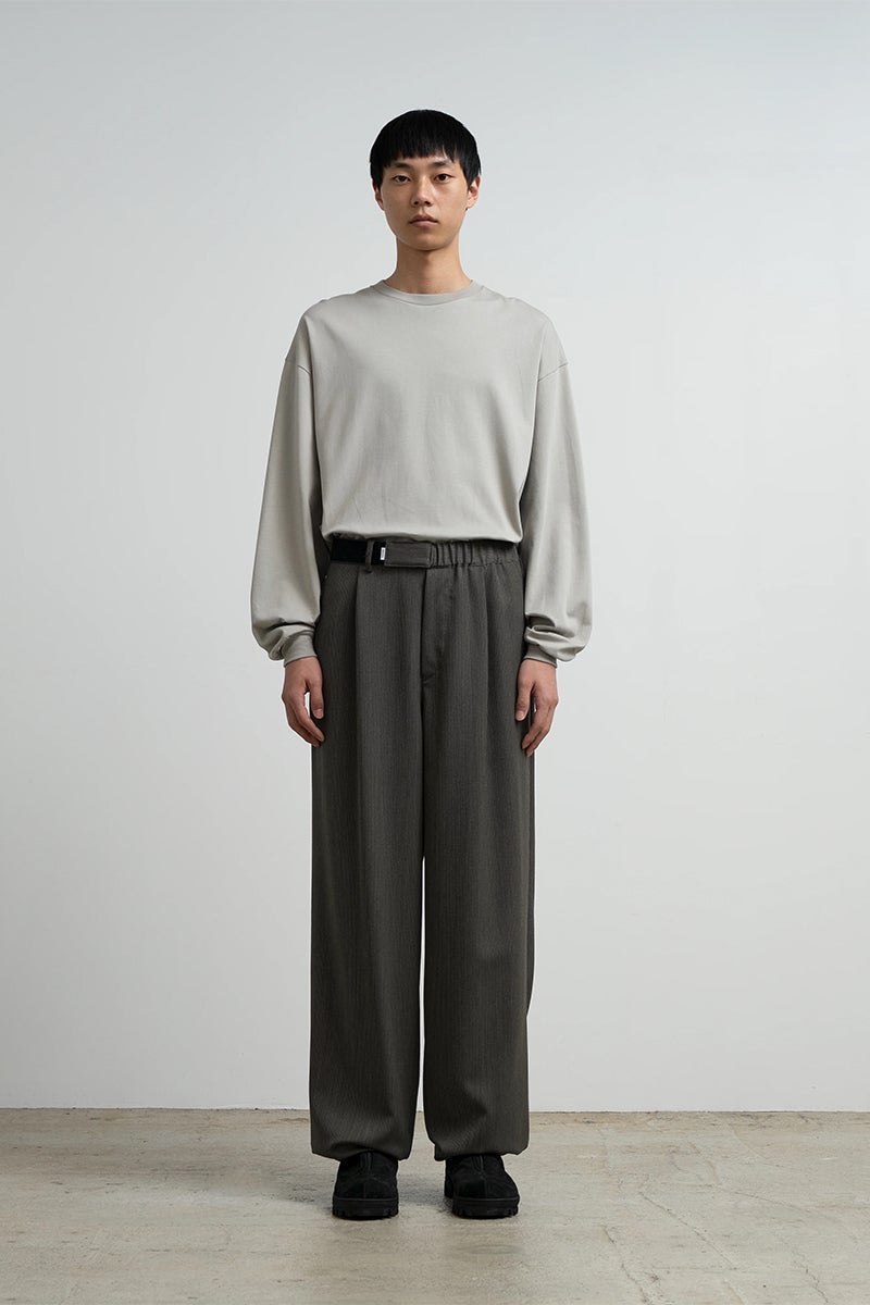 Graphpaper(グラフペーパー) Melange Pique Chef Track Pants メランジピケシェフトラックパンツ GM263-40442