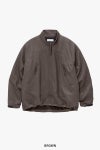 Graphpaper(グラフペーパー) Melange Pique Zip-up Stand Collar Jacket メランジピケジップアップスタンドカラージャケット GM263-30441
