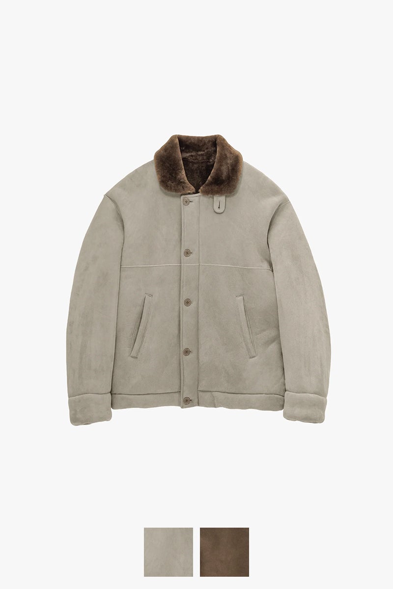 Graphpaper(グラフペーパー) Sheep Mouton Deck Jacket シープムートンデッキジャケット GM263-30326