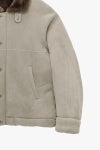 Graphpaper(グラフペーパー) Sheep Mouton Deck Jacket シープムートンデッキジャケット GM263-30326