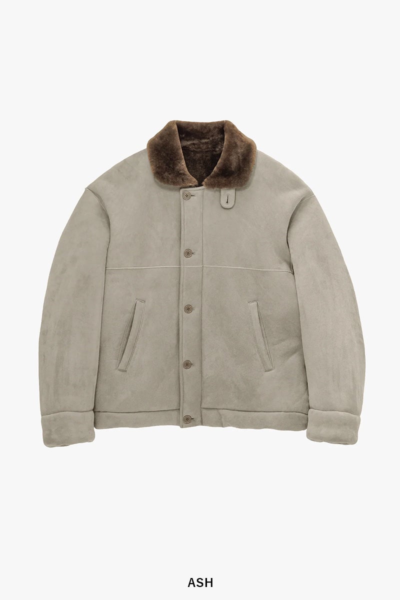 Graphpaper(グラフペーパー) Sheep Mouton Deck Jacket シープムートンデッキジャケット GM263-30326