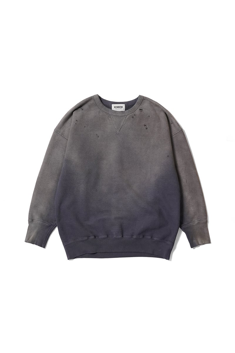 BOWWOW(バウワウ) FIELD-WORN DOUBLE V SWEATSHIRT フィールドウォーン ダブルVスウェットシャツ BWU-FODVS