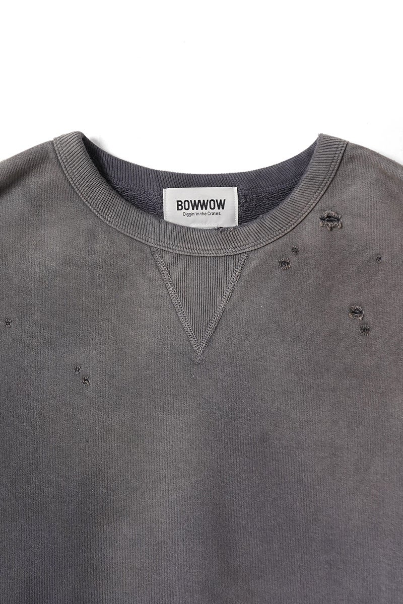 BOWWOW(バウワウ) FIELD-WORN DOUBLE V SWEATSHIRT フィールドウォーン ダブルVスウェットシャツ BWU-FODVS