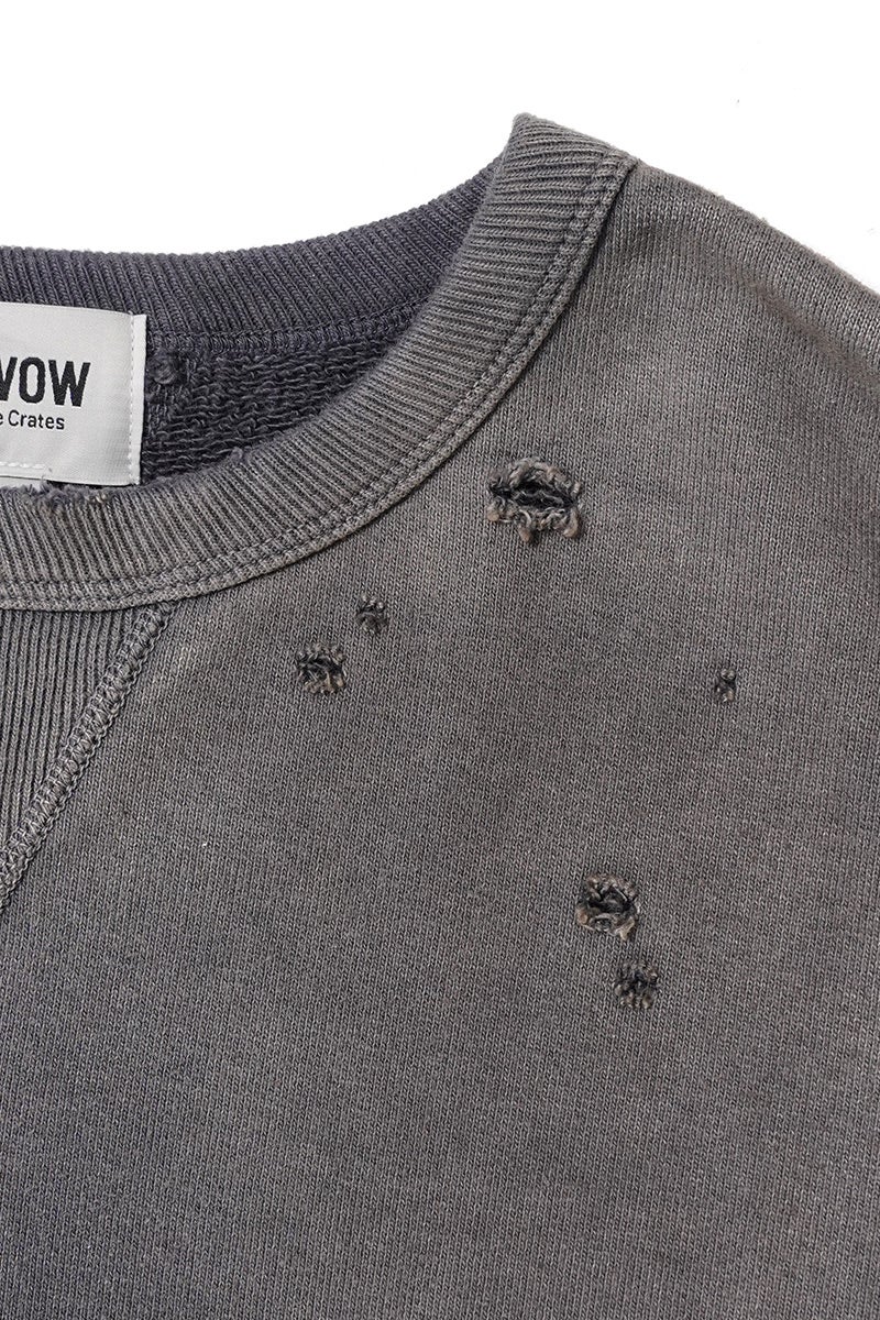 BOWWOW(バウワウ) FIELD-WORN DOUBLE V SWEATSHIRT フィールドウォーン ダブルVスウェットシャツ BWU-FODVS