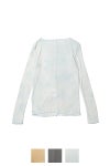 kengo(ケンゴ) tencel wool round neck long sleeve top テンセルウールラウンドネックロングスリーブトップス KBC-TP7