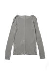 kengo(ケンゴ) tencel wool round neck long sleeve top テンセルウールラウンドネックロングスリーブトップス KBC-TP7
