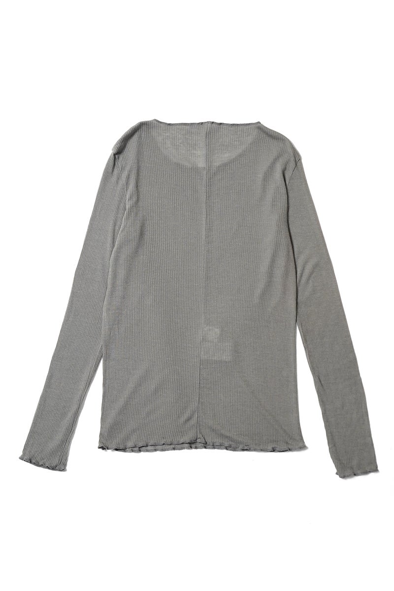 kengo(ケンゴ) tencel wool round neck long sleeve top テンセルウールラウンドネックロングスリーブトップス KBC-TP7