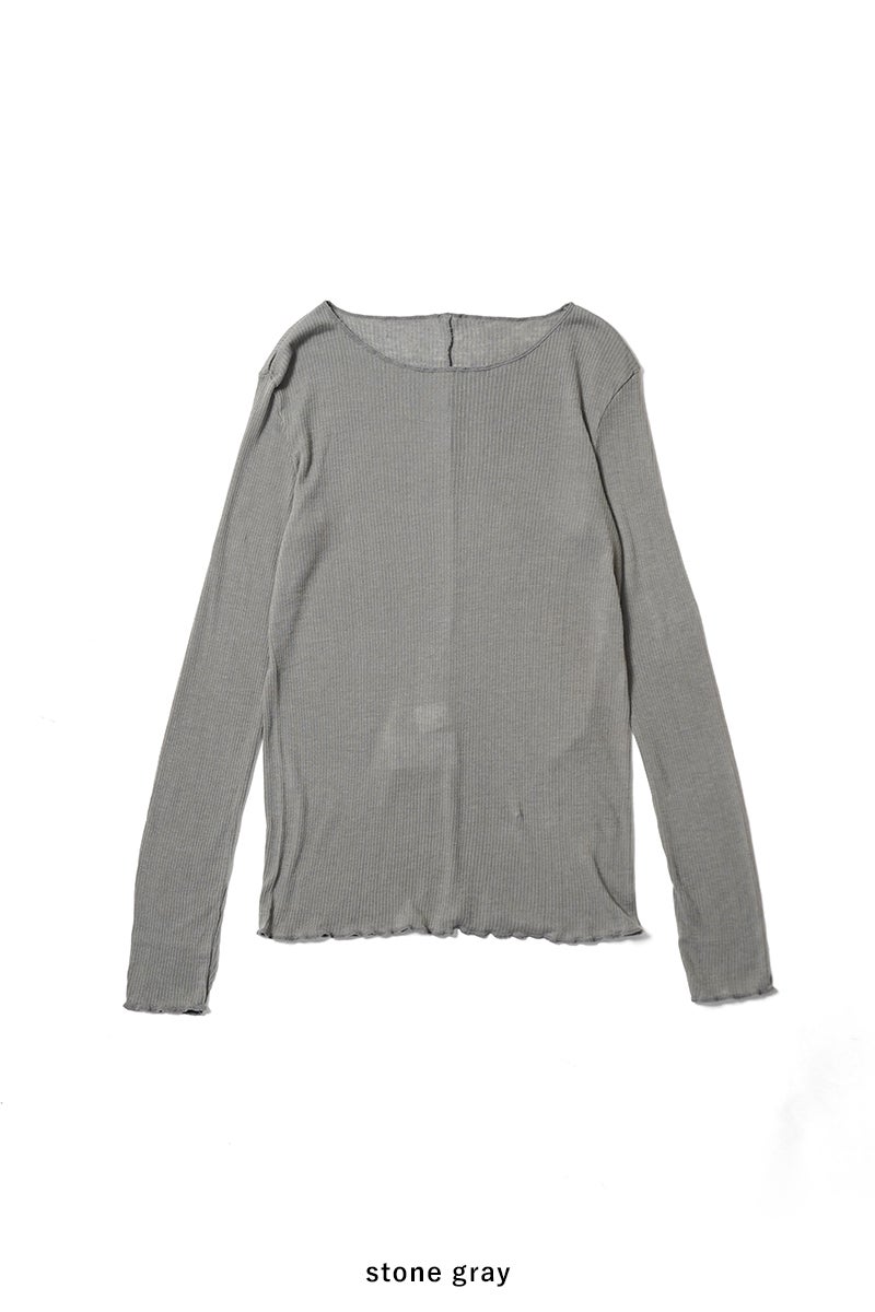 kengo(ケンゴ) tencel wool round neck long sleeve top テンセルウールラウンドネックロングスリーブトップス KBC-TP7