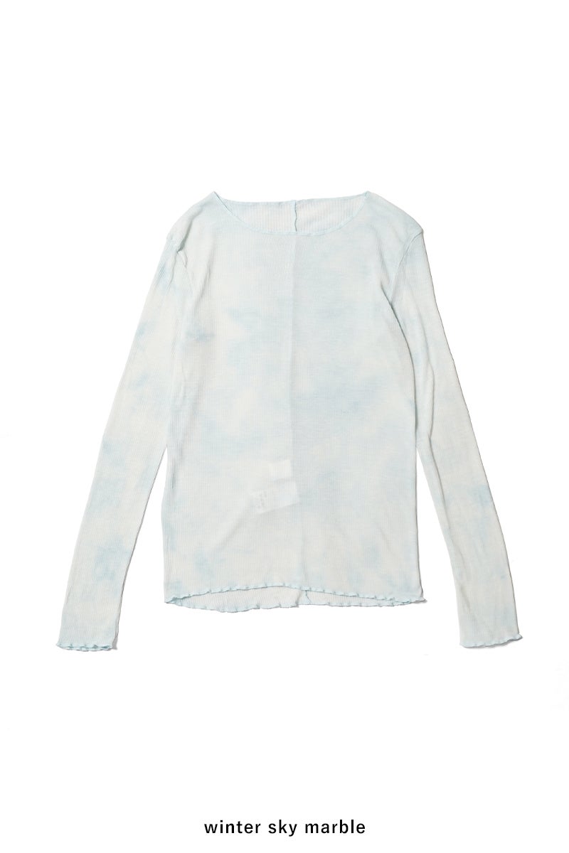 kengo(ケンゴ) tencel wool round neck long sleeve top テンセルウールラウンドネックロングスリーブトップス KBC-TP7
