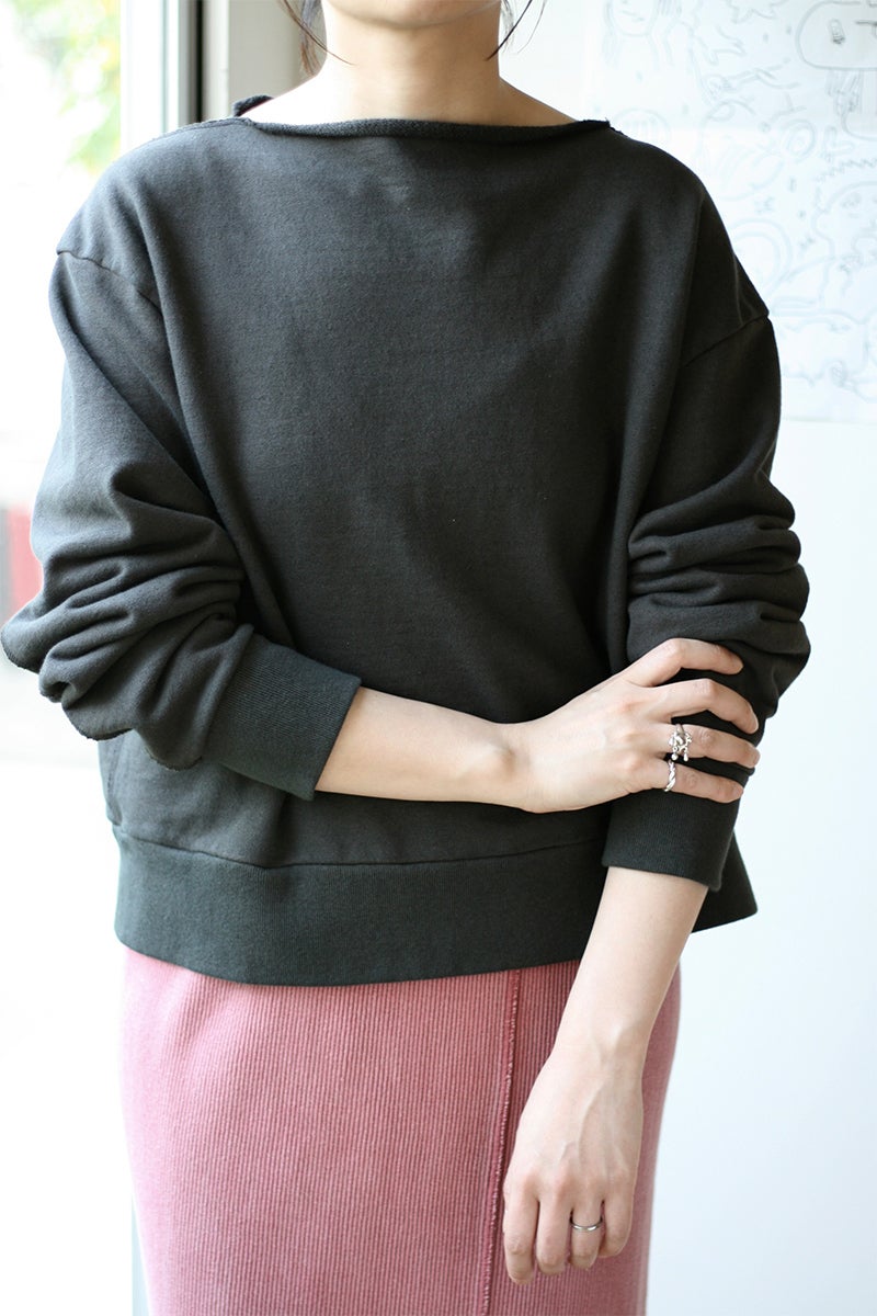 kengo(ケンゴ) slash neck sweat "mini" スラッシュネックスウェット ミニ KBC-TP8