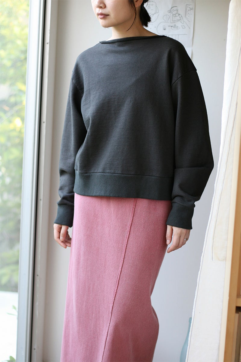 kengo(ケンゴ) slash neck sweat "mini" スラッシュネックスウェット ミニ KBC-TP8