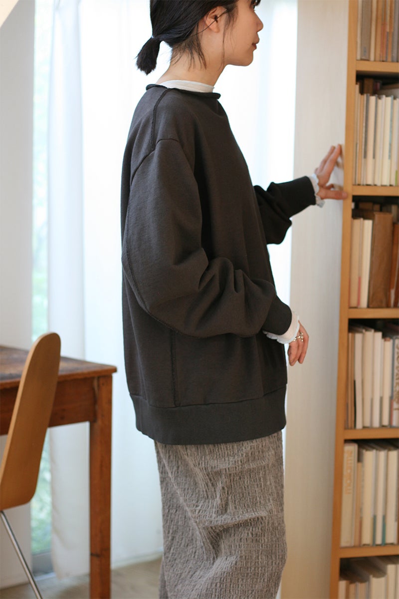 kengo(ケンゴ) slash neck sweat "loose" スラッシュネックスウェット ルーズ KBC-TP9