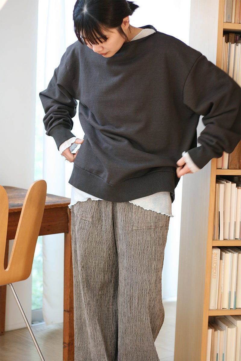 kengo(ケンゴ) slash neck sweat "loose" スラッシュネックスウェット ルーズ KBC-TP9