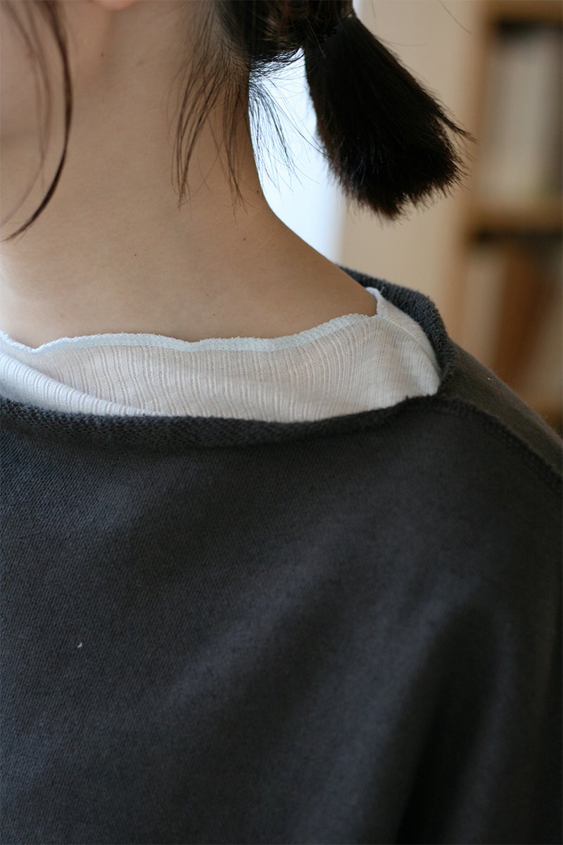 kengo(ケンゴ) slash neck sweat "loose" スラッシュネックスウェット ルーズ KBC-TP9