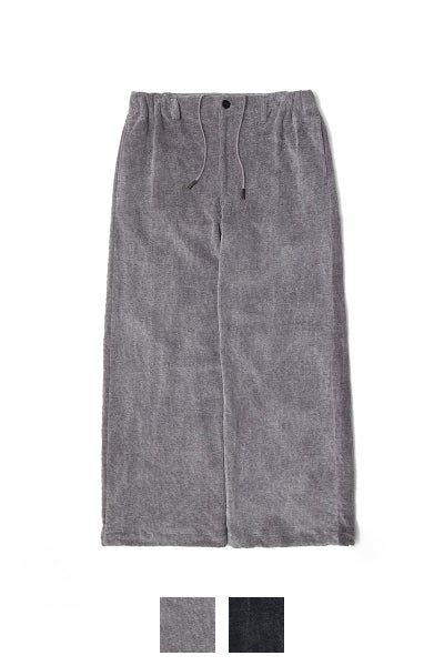 saby(サバイ) WIDE CORD EASY PANTS - Pigment Stone Wash - ワイドコーデュロイイージーパンツ 26A-081820