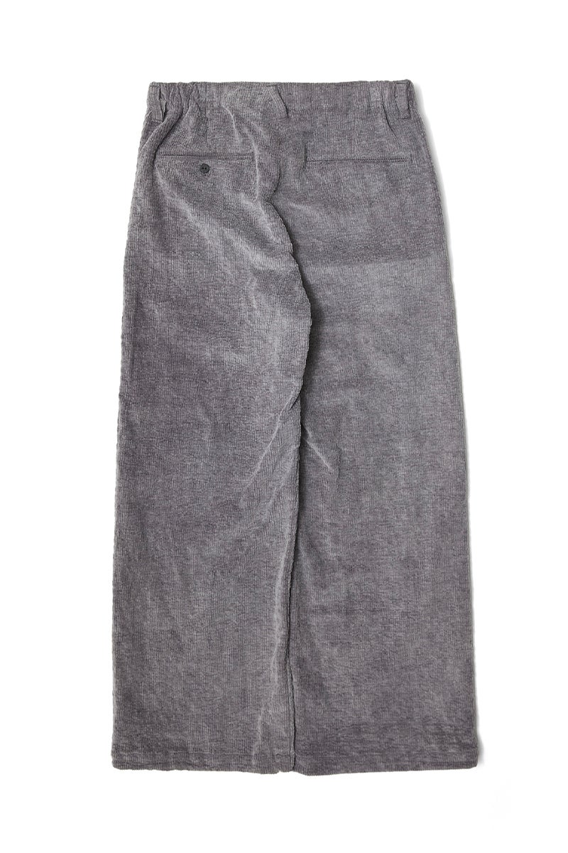 saby(サバイ) WIDE CORD EASY PANTS - Pigment Stone Wash - ワイドコーデュロイイージーパンツ 26A-081820