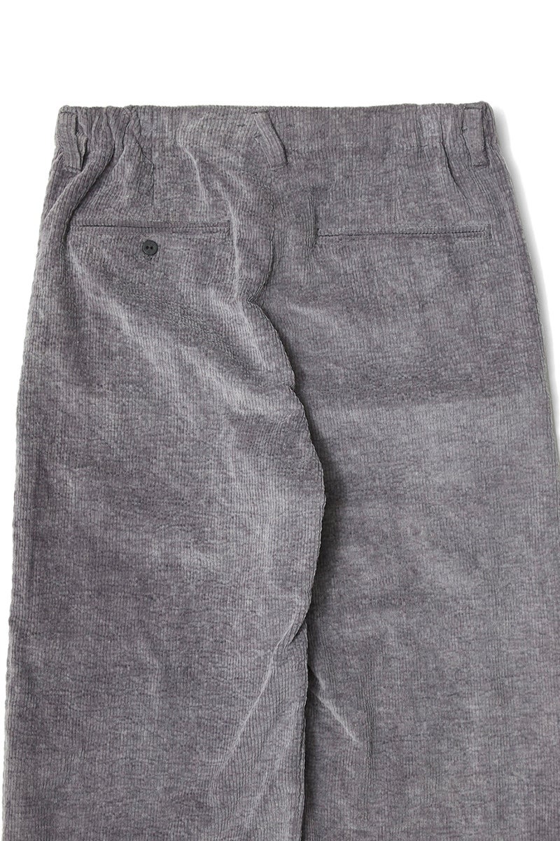 saby(サバイ) WIDE CORD EASY PANTS - Pigment Stone Wash - ワイドコーデュロイイージーパンツ 26A-081820