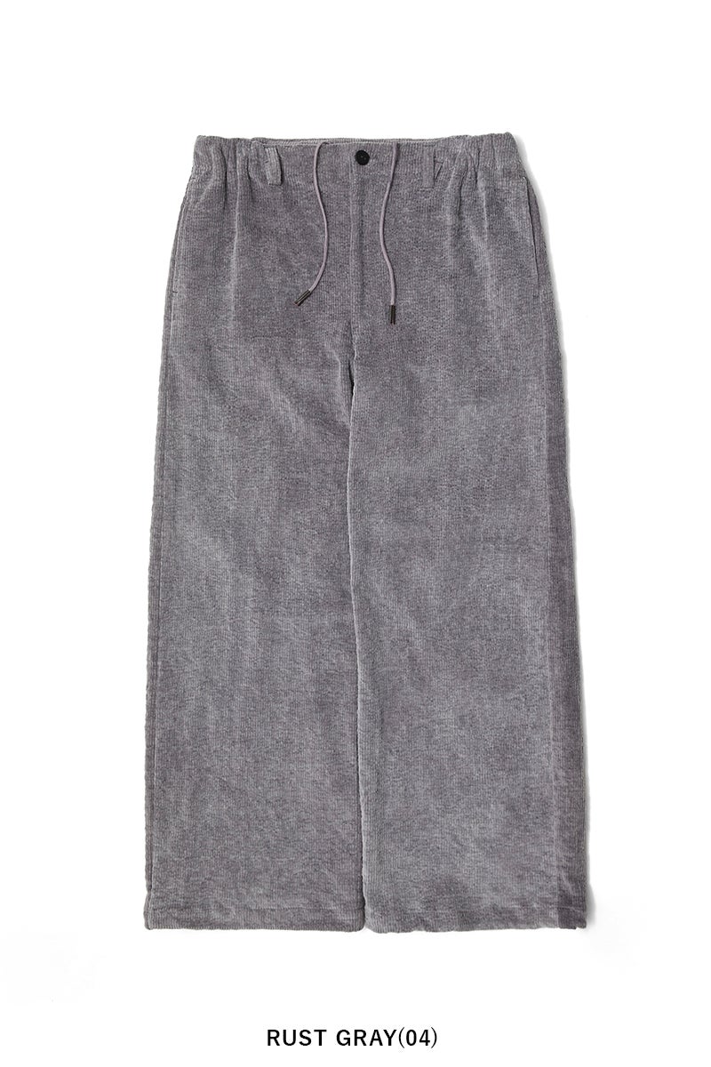 saby(サバイ) WIDE CORD EASY PANTS - Pigment Stone Wash - ワイドコーデュロイイージーパンツ 26A-081820