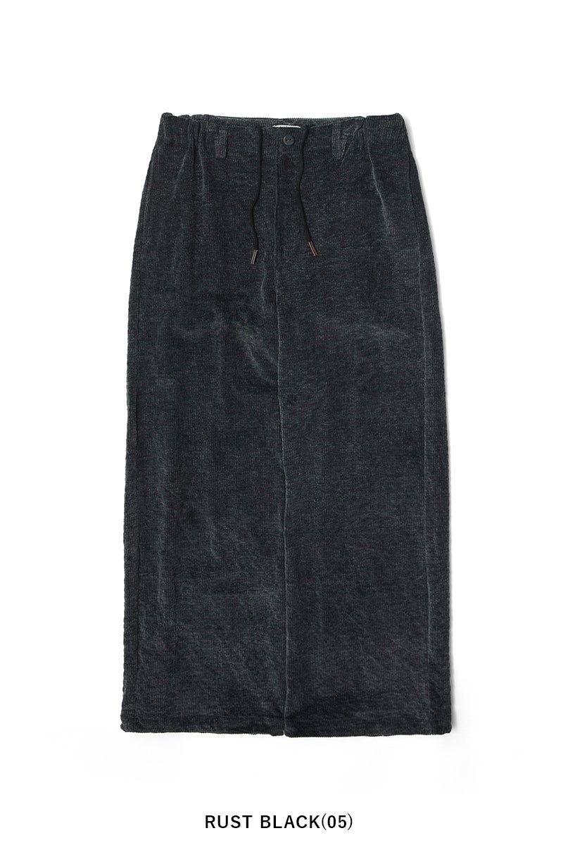 saby(サバイ) WIDE CORD EASY PANTS - Pigment Stone Wash - ワイドコーデュロイイージーパンツ 26A-081820