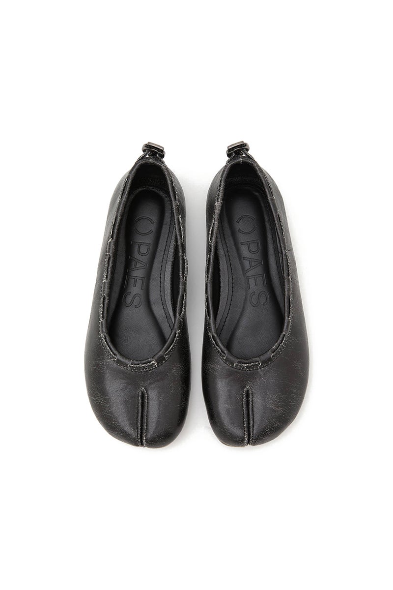PAES(ペイズ) Leather String Flat レザーストリングフラットパンプス 25001