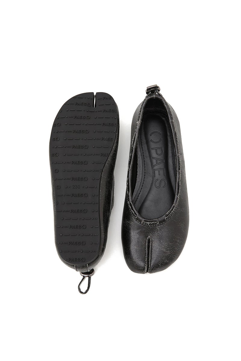 PAES(ペイズ) Leather String Flat レザーストリングフラットパンプス 25001