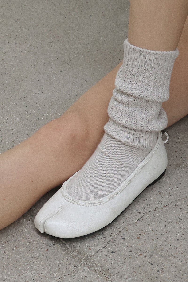 PAES(ペイズ) Leather String Flat レザーストリングフラットパンプス 25001