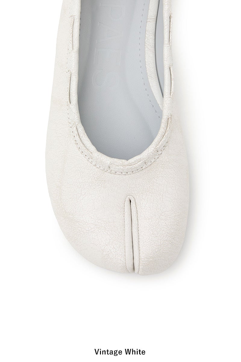 PAES(ペイズ) Leather String Flat レザーストリングフラットパンプス 25001